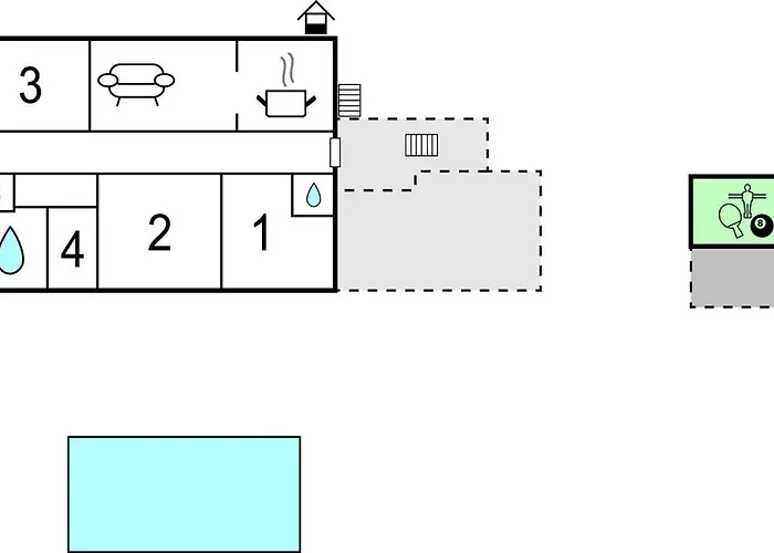 Three-bedroom With An Outdoor Swimming Pool 07 *